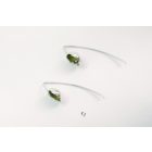 Bubble Bloom akasztós fülbevaló olivazöld