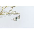 Bubble Bloom beszúrós fülbevaló sötét szürke