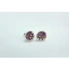 Bubble Bloom beszúrós fülbevaló halvány lila