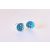 Bubble Bloom beszúrós fülbevaló türkizkék