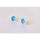 Bubble Bloom beszúrós fülbevaló türkizkék