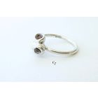 Bubble Bloom gyűrű lila tűzzománccal , virág(16.8 mm)