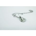 Bubble Bloom levél medál sötétzöld 50cm lánccal