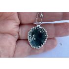 Bubble Bloom medál és lánc sötétszürke