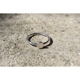 Silver dot ezüst gyűrű (16 mm)