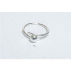 Linea ezüst gyűrű bogyós (18 mm)