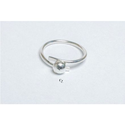 Linea ezüst gyűrű bogyós (18 mm)