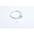 Linea ezüst gyűrű bogyós (18 mm)