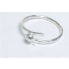 Linea ezüst gyűrű bogyós (17 mm)
