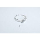 Linea ezüst gyűrű bogyós (17 mm)