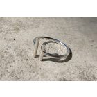 DuoLine ezüst gyűrű (17.5 mm)