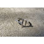 DuoLine ezüst gyűrű (18.3 mm)