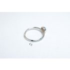 Ezüst gyűrű kianittal (17,5 mm)