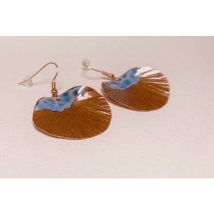 Tűzzománc fülbevaló 4