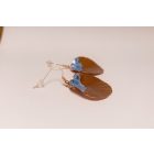 Tűzzománc fülbevaló 4