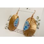 Tűzzománc fülbevaló 4