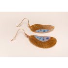 Tűzzománc fülbevaló 4